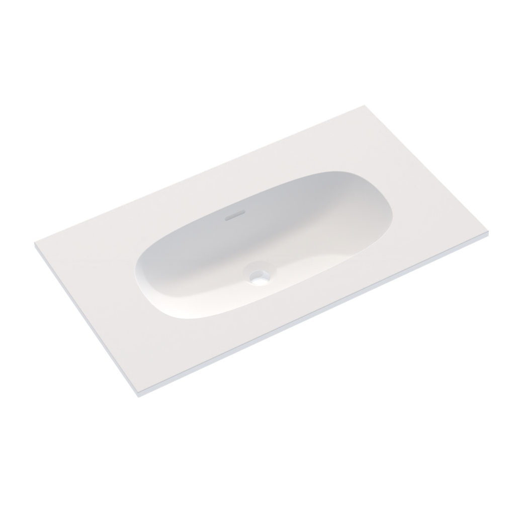 COALBROOK FLOAT 801X463MM BASIN 0TH - MINERAL MARBLE