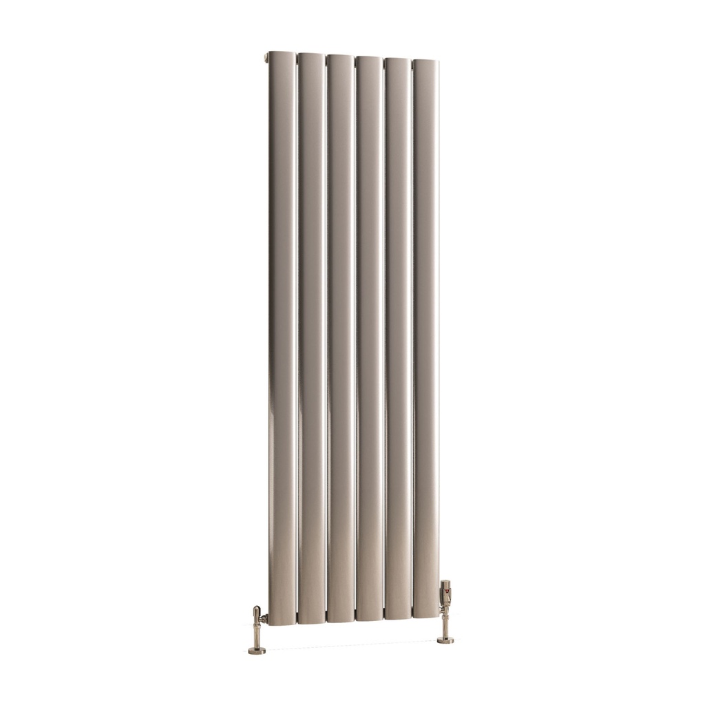 Malmesbury 1800 x 565 Aluminium Radiator - Silver Effect