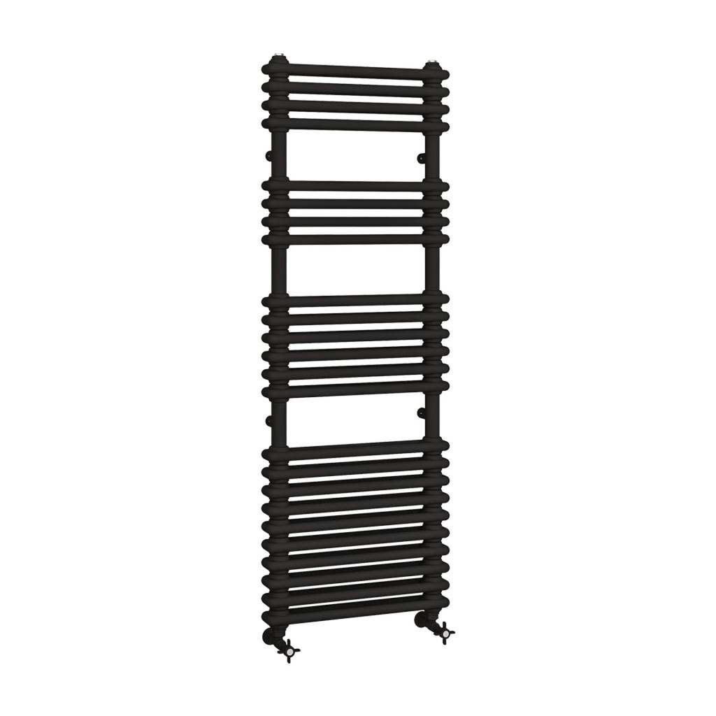 Imperia 2 Column Multirail 1430 x 500mm Towel rails - Matt Black
