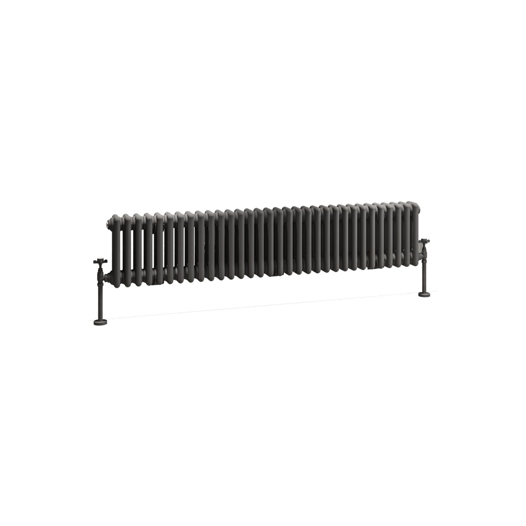Imperia 3 Column Radiator 300 x 1460mm - Matt Anthracite