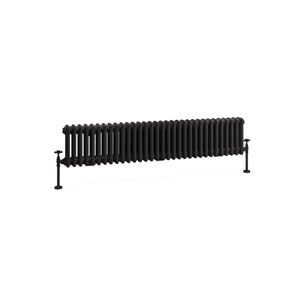 Imperia 3 Column Radiator 300 x 1460mm - Matt Black