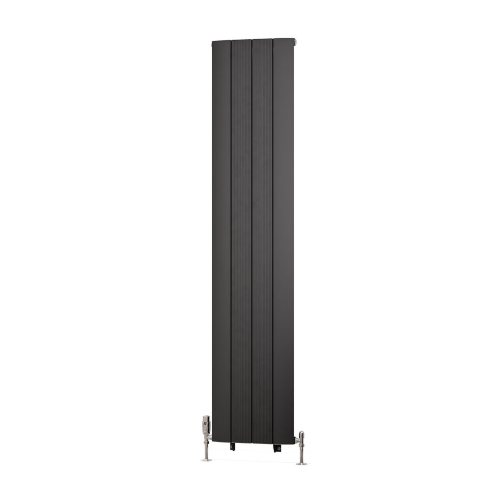 [41.0480] Trent 1800 x 375 Aluminium Radiator - Matt Anthracite