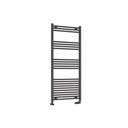 Wendover Straight Multirail 1400 x 600 Towel rail - Matt Anthracite
