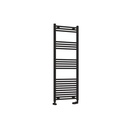 Wendover Straight Multirail 1400 x 500 Towel rails - Matt Black