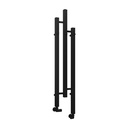 Conwy 1200 x 220 Radiator Towel rail - Matt Black