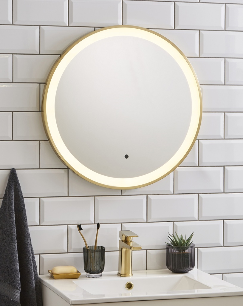 Kartell K-VIT Ottone Round 600mm Mirror