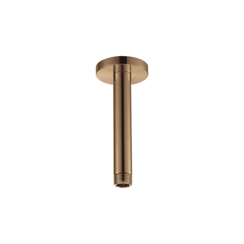 120mm Ceiling Mounted Shower Arm - Brushed Bronze