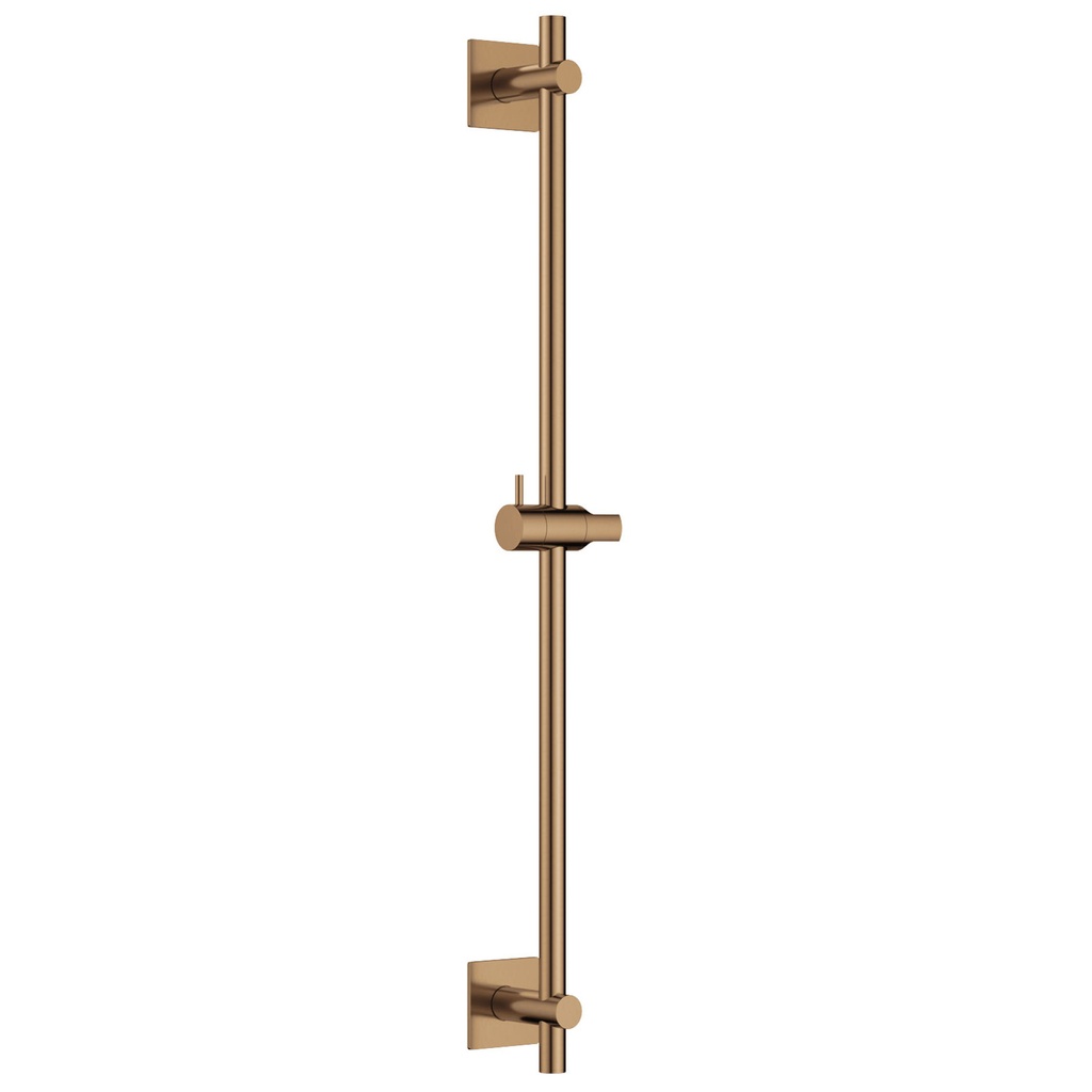 [BRO-LVSS-SQ] Slide Rail - Square Plate - Brushed Bronze