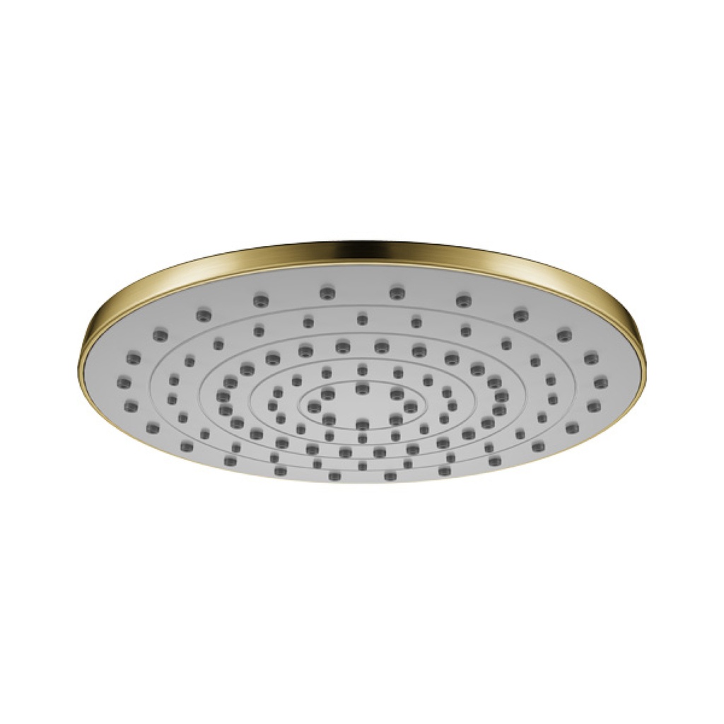 [BRB-KI020B] 225mm ABS Rainshower - Brushed Brass