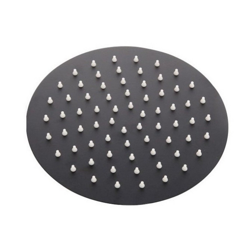 [SHO152NR] Kartell K-VIT Nero Round Shower Head 200mm