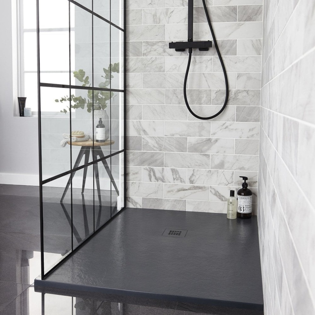[STOR1608GP] Kartell K-VIT Stone Rectangle Tray - 1600 x 800mm - Graphite