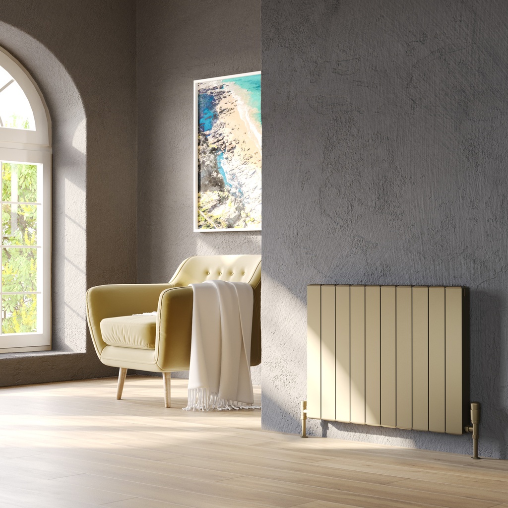 [ALRAD-9-614-BZ] Kartell K-RAD Edmonton Aluminium Radiator 575 x 1116mm - Bronze