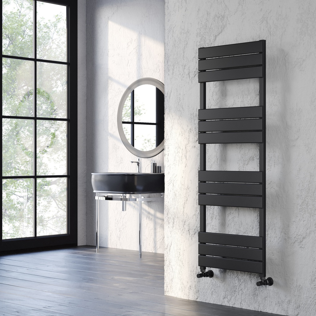 [ALTWL-10-506-BK] Kartell K-RAD Maple Aluminium Radiator 615 x 500mm - Black