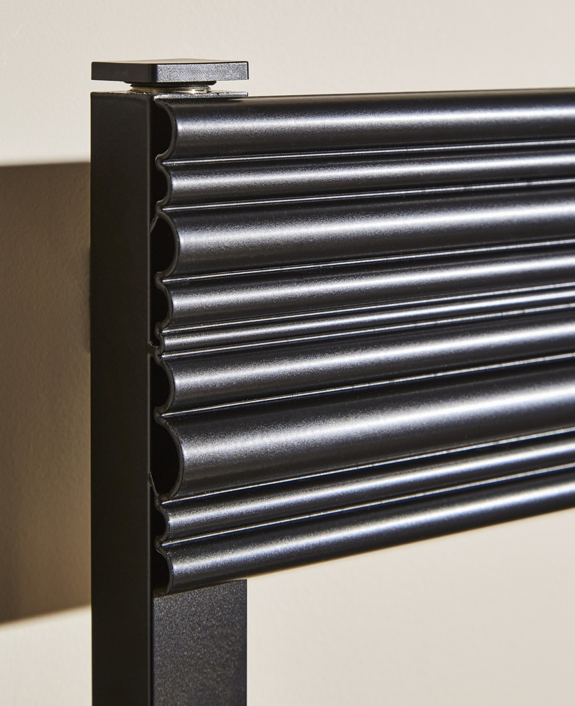 [ALTWL-1-510-BK] Kartell K-RAD Sherbrooke Aluminium Radiator 1000 x 500mm - Black