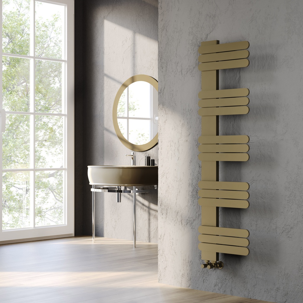 [ALTWL-16-506-BZ] Kartell K-RAD Manitoba Aluminium Radiator 540 x 450mm - Bronze