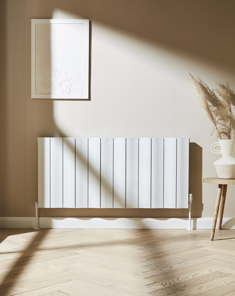 [ALRAD-2-612-WT] Kartell K-RAD Vancouver Single Aluminium Radiator 575 x 1244mm - White