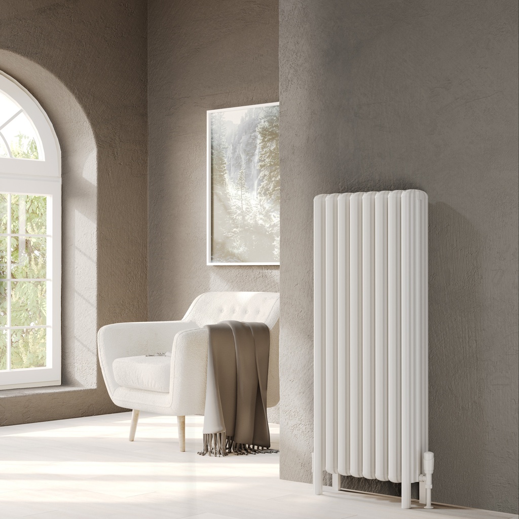 [ALFLR-1-1007-WT] Kartell K-RAD Niagara Aluminium Radiator 1090 x 440mm - White