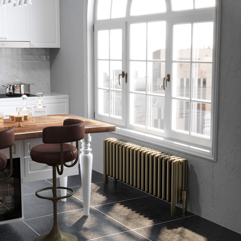 [ALFLR-1-422-BZ] Kartell K-RAD Niagara Aluminium Radiator 490 x 1415mm - Bronze