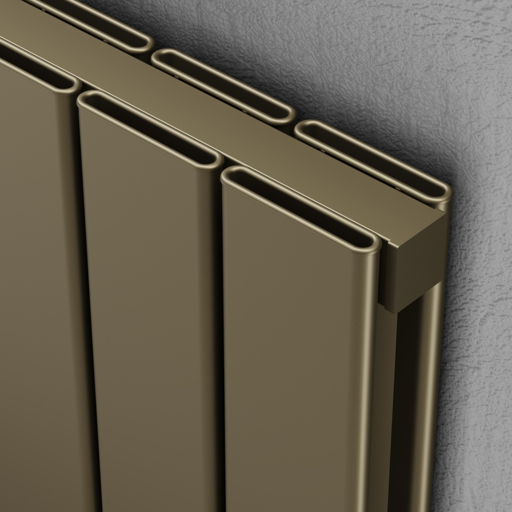 [ALRAD-10-616-BZ] Kartell K-RAD Victoria Single Aluminium Radiator 575 x 1180mm - Bronze