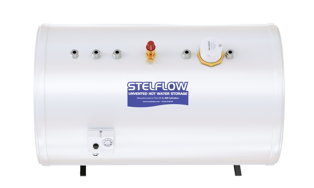 [TRSMHI-0210LFC] Joule - Stainless Steel Unvented Cylinder - 210L Stelflow Indirect Horizontal