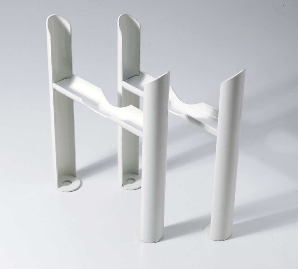 [T2F-N] Kartell K-RAD 2 Column Insertable Feet (pair) - White