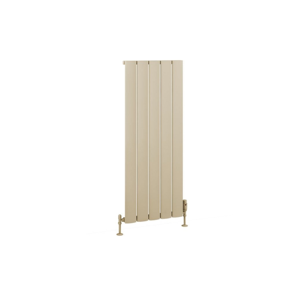 Malmesbury 1200 x 470mm Aluminium Radiator - Matt Cappuccino