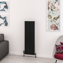 Withington 1200 x 375mm Aluminium Radiator - Matt Black