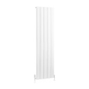 Tordino 1800 x 470mm Aluminium Radiator - Matt White