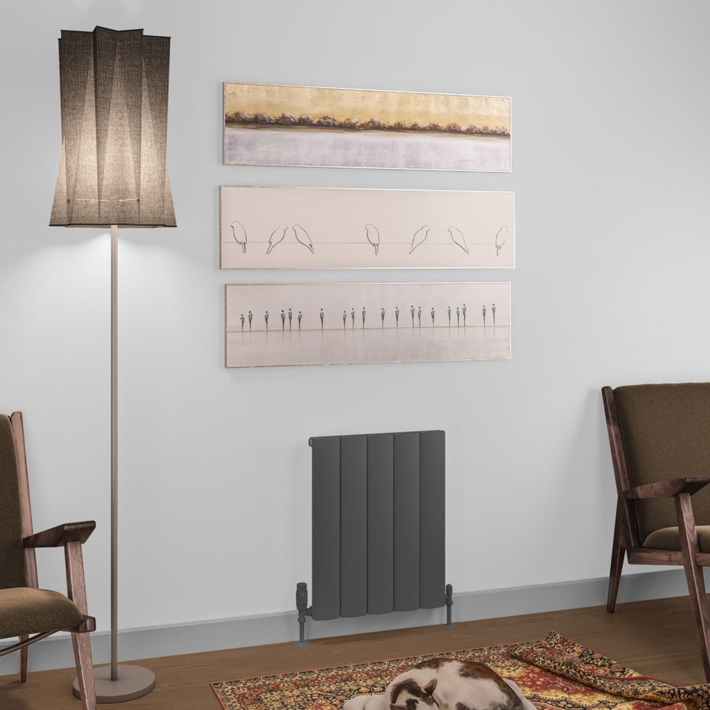 [89.1218] Tordino 600 x 470mm Aluminium Radiator - Matt Anthracite