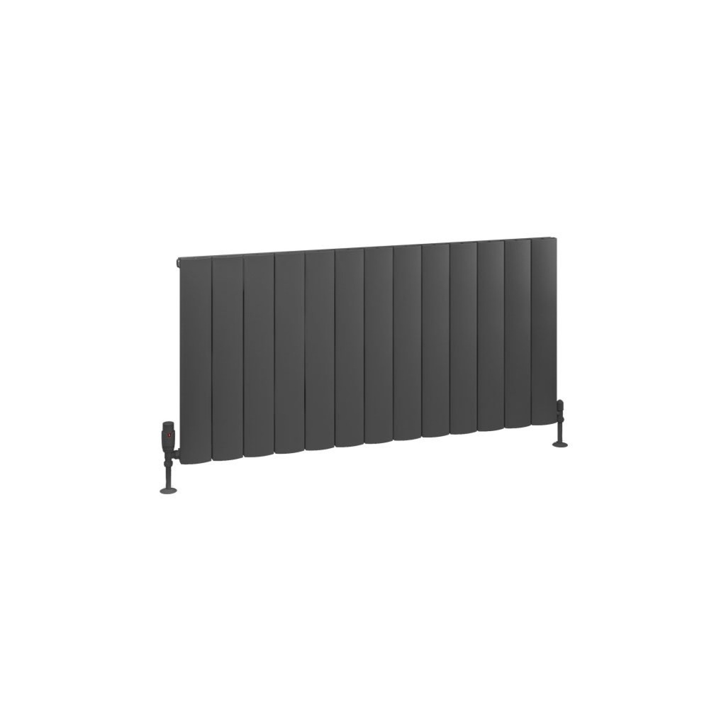 [89.1222] Tordino 600 x 1230mm Aluminium Radiator - Matt Anthracite