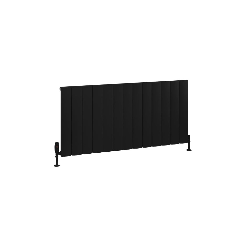 [89.1231] Tordino 600 x 1230mm Aluminium Radiator - Matt Black