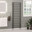 Tuscan Round 1800 x 600mm Towel Rail - Matt Anthracite