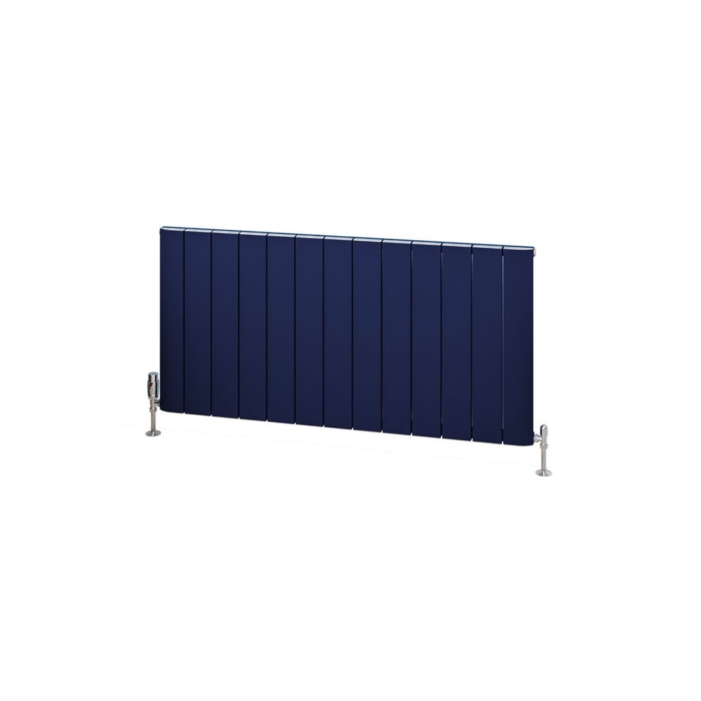[89.1615] Withington 600 x 1230mm Aluminium Radiator - Matt Cobalt Blue