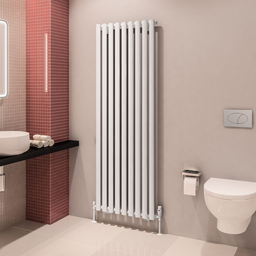 Tunstall 1800 x 630mm Radiator - Matt White