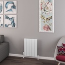 Withington 600 x 470mm Aluminium Radiator - Matt White