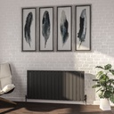Addington 600 x 1180mm Radiator Type10 - Matt Anthracite