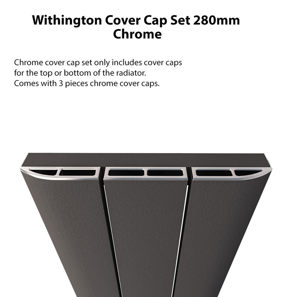 Withington Cover Cap Set 280mm - Chrome