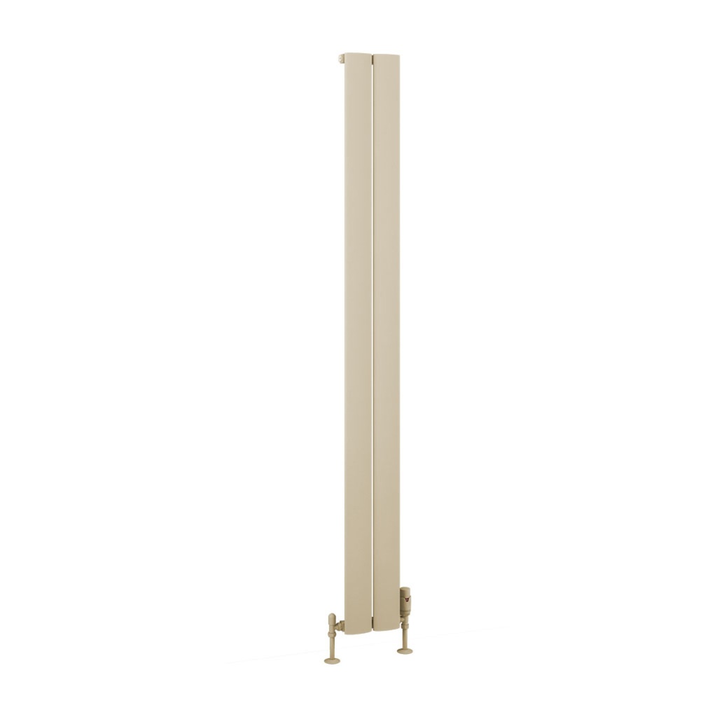 [89.0477] Malmesbury 1800 x 185mm Aluminium Radiator - Matt Cappuccino