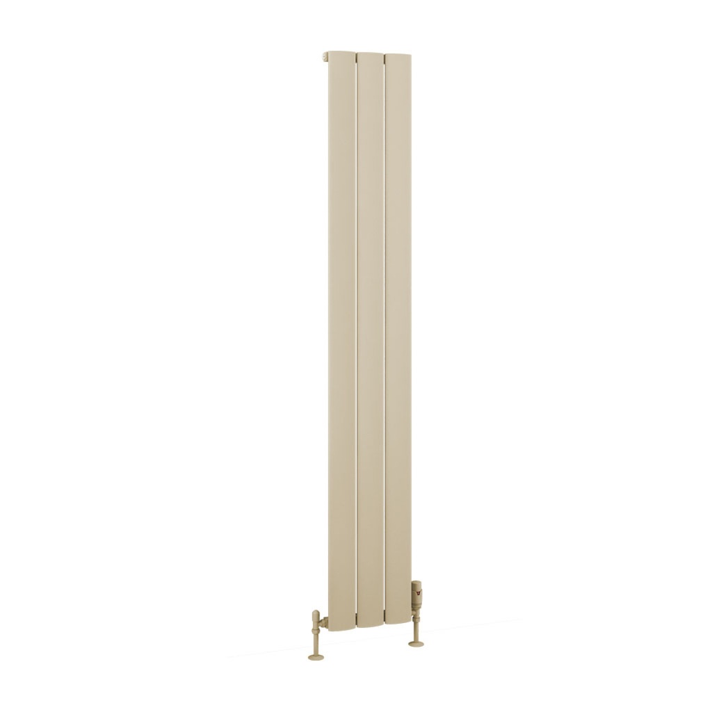 Malmesbury 1800 x 280mm Aluminium Radiator - Matt Cappuccino