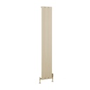 Malmesbury 1800 x 280mm Aluminium Radiator - Matt Cappuccino