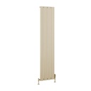 Malmesbury 1800 x 375mm Aluminium Radiator - Matt Cappuccino
