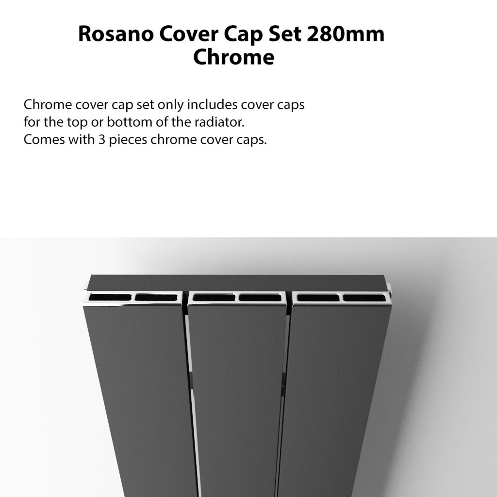 Rosano Cover Cap Set 280mm - Chrome