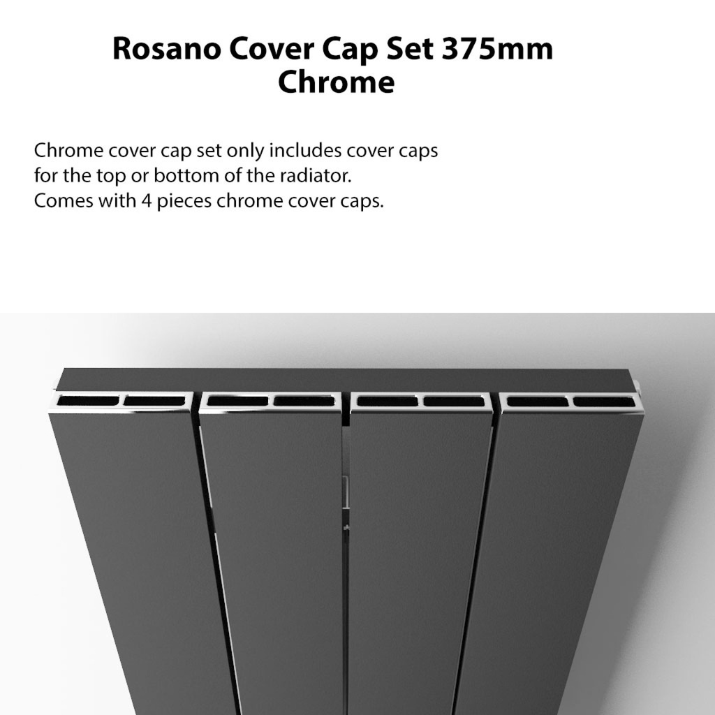 Rosano Cover Cap Set 375mm - Chrome