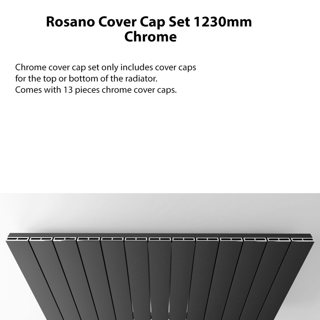 Rosano Cover Cap Set 1230mm - Chrome