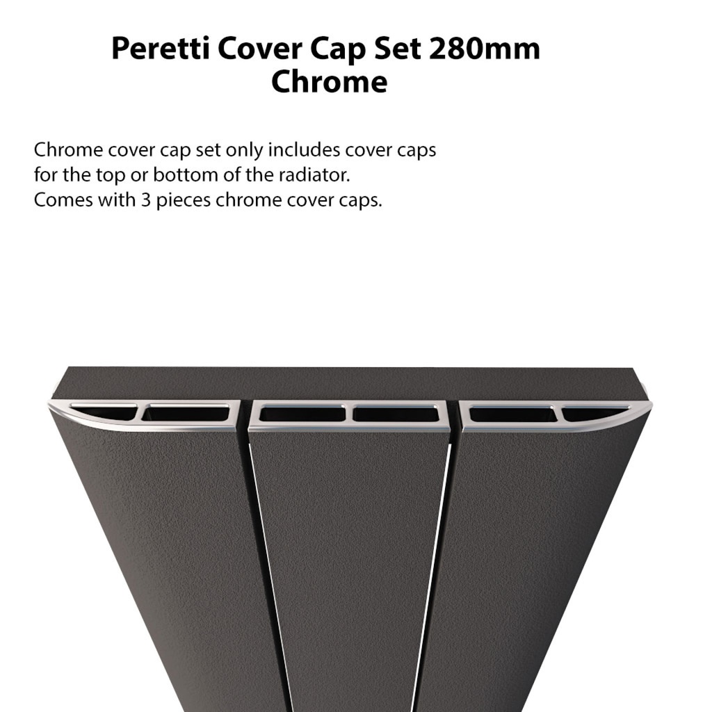 Peretti Cover Cap Set 280mm - Chrome