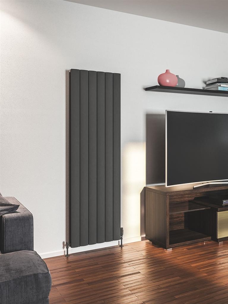 [86.0293] Guardia 1800 x 565mm Aluminium Radiator - Matt Anthracite