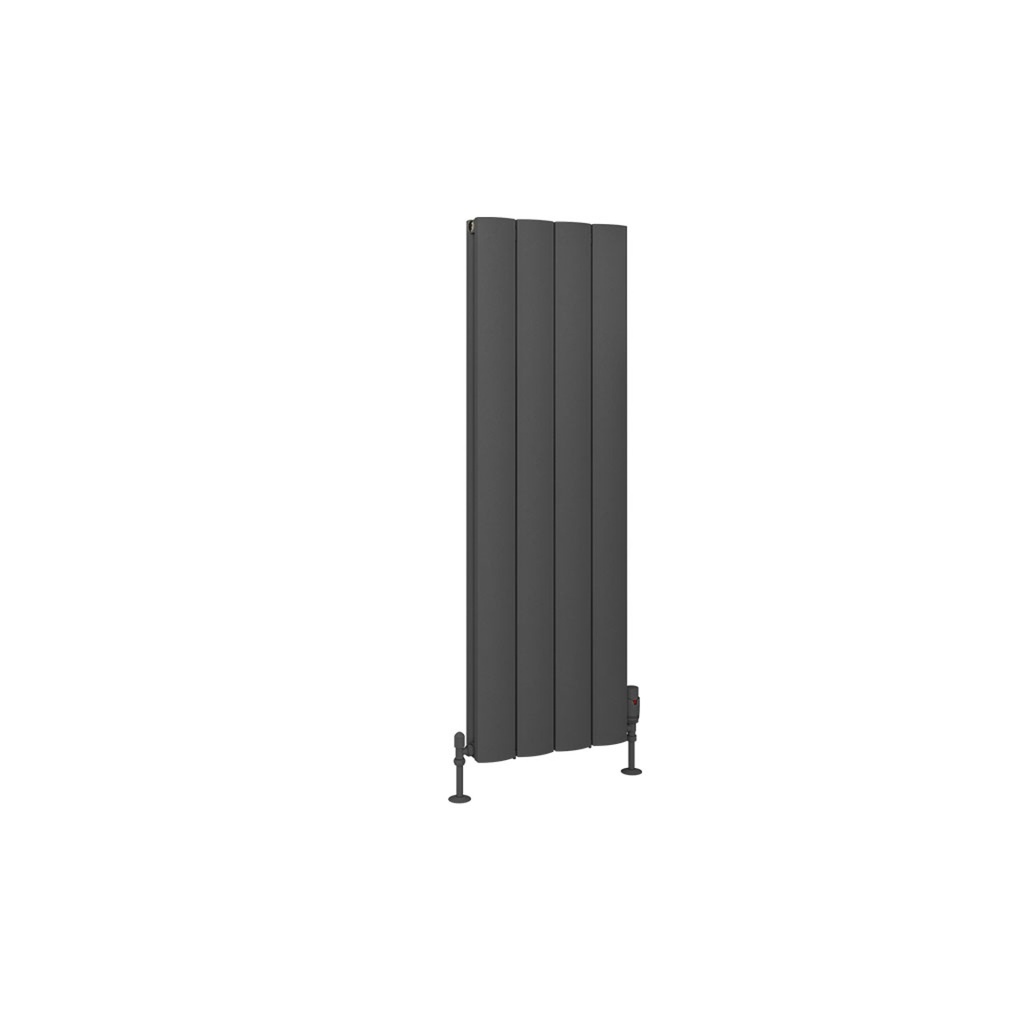 Guardia 1200 x 375mm Aluminium Radiator - Matt Anthracite