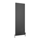 Hadleigh 1800 x 555mm Aluminium Radiator - Matt Anthracite