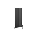Hadleigh 1200 x 415mm Aluminium Radiator - Matt Anthracite