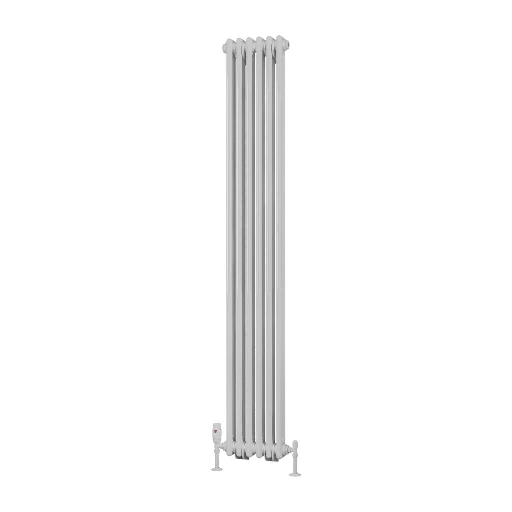 Rivassa 2 Column Radiator 1800 x 293mm - Gloss White